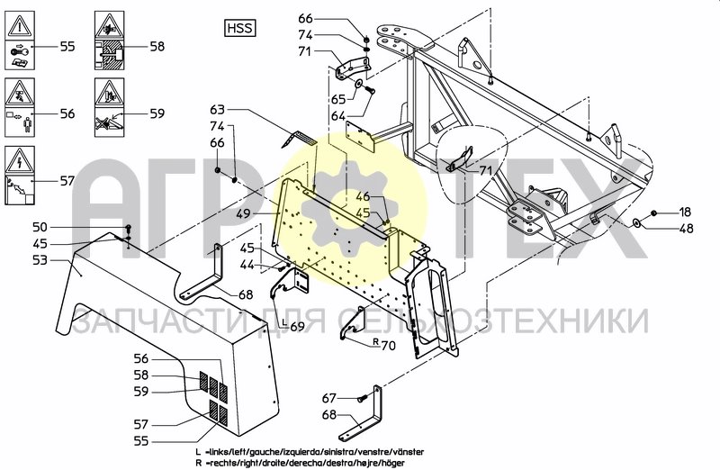 Чертеж MIDDLE SECTION HSS PREMIUM 15---24 M