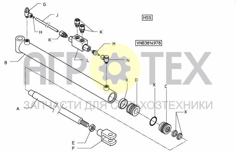 Чертеж SPRAYBOOM HSS 15---24 M