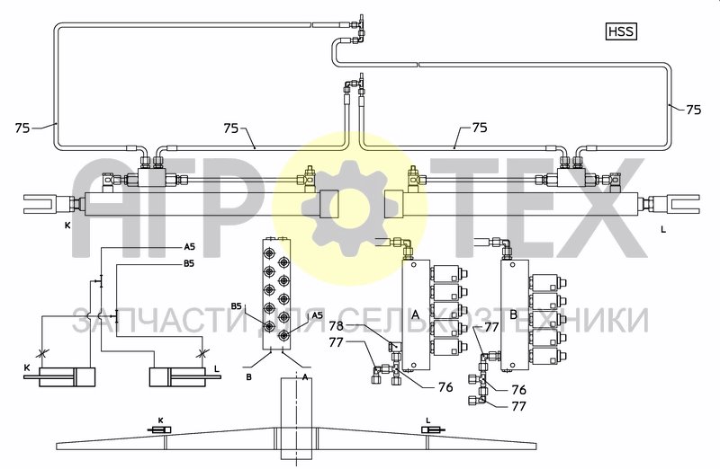 Чертеж SPRAYBOOM HSS 15---24 M