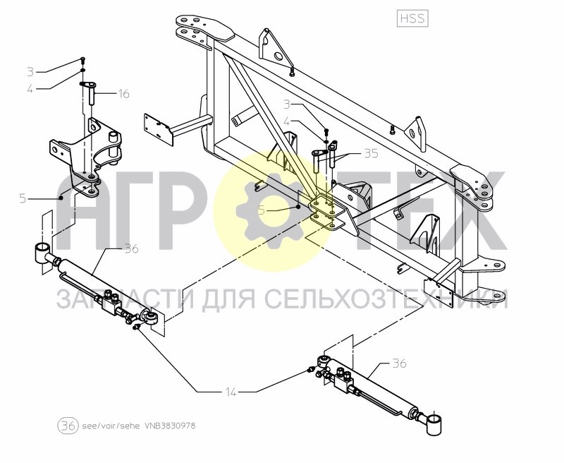 Чертеж MIDDLE SECTION HSS PREMIUM 15---24 M