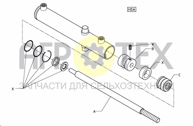 Чертеж SPRAYBOOM HSA 24---33m [2PF]