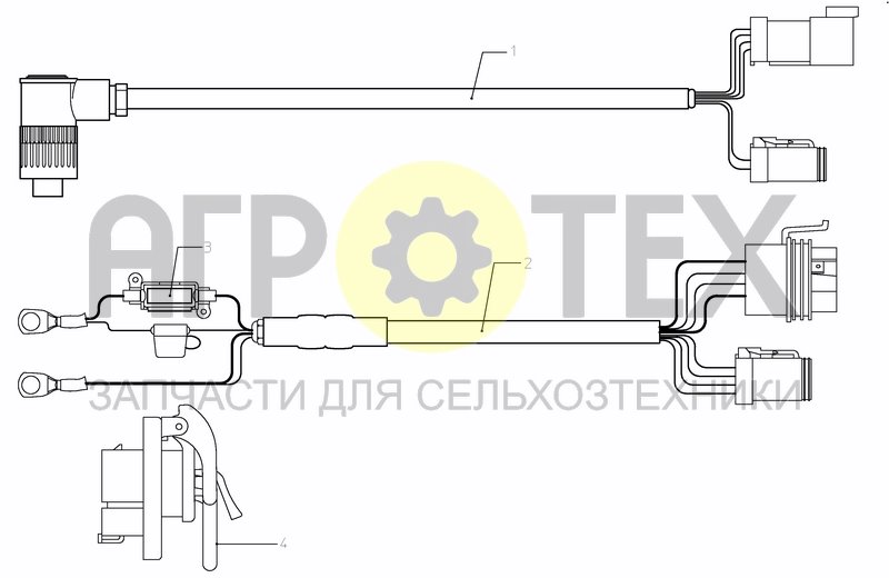 Чертеж ISO TRACTOR HARNESS