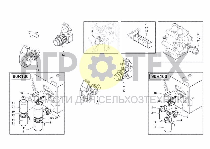 Чертеж HYDRAULIC SYSTEM