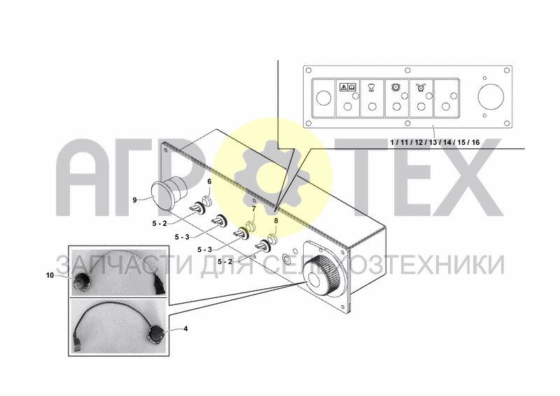 Чертеж CONTROL PANEL