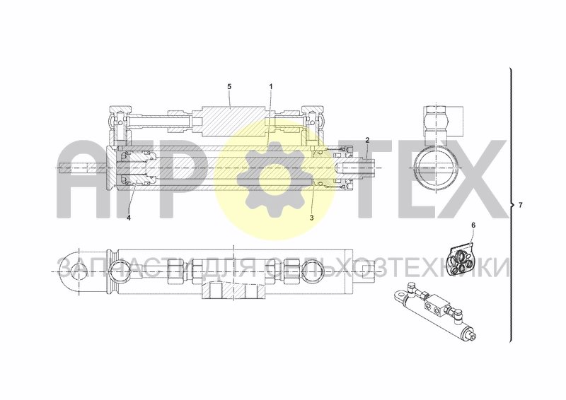 Чертеж LADDER CYLINDER