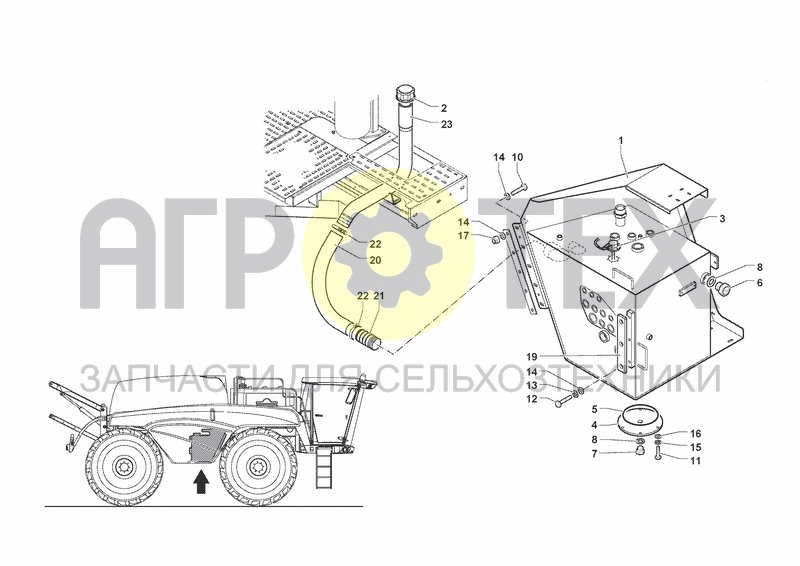 Чертеж OIL TANK