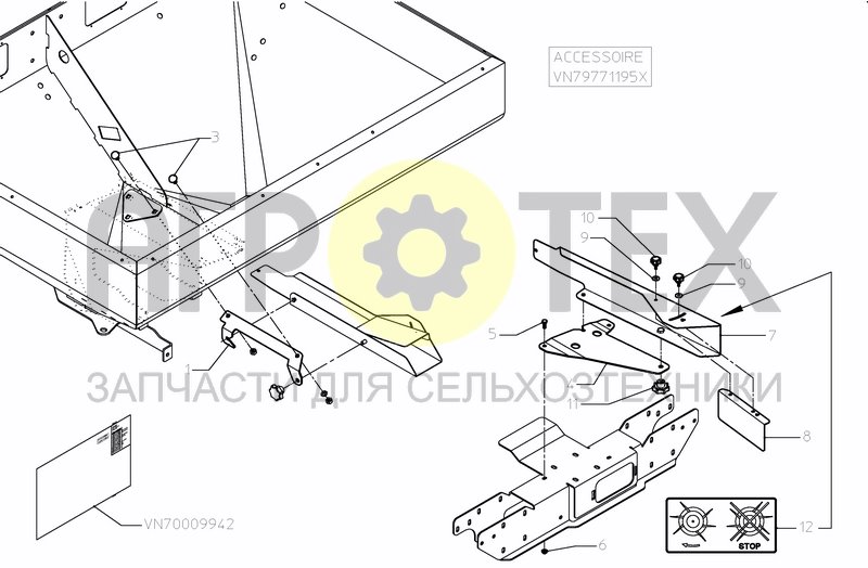 Чертеж BOUNDARY SPREADING PLATE