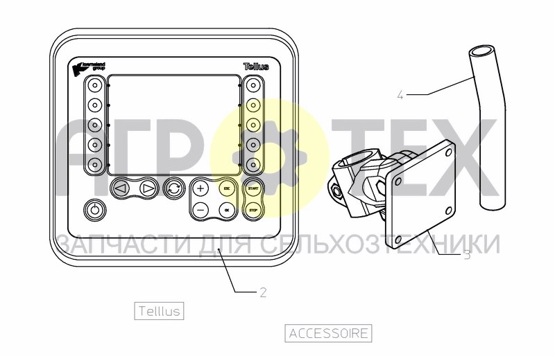 Чертеж CONTROL BOX TELLUS