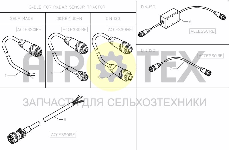 Чертеж RADARCABLES