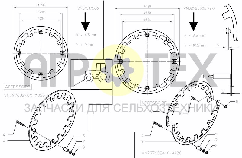 Чертеж WHEELRINGS