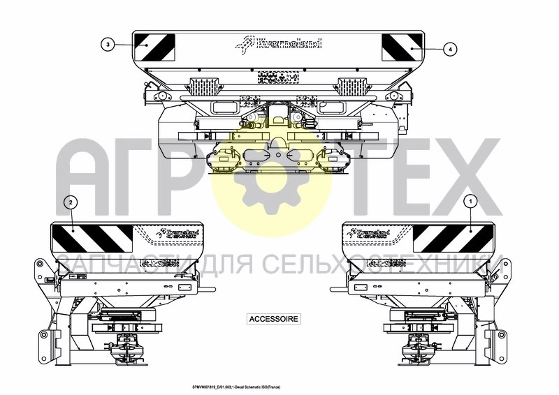 Чертеж DECAL SCHEMATIC ISO FRANCE