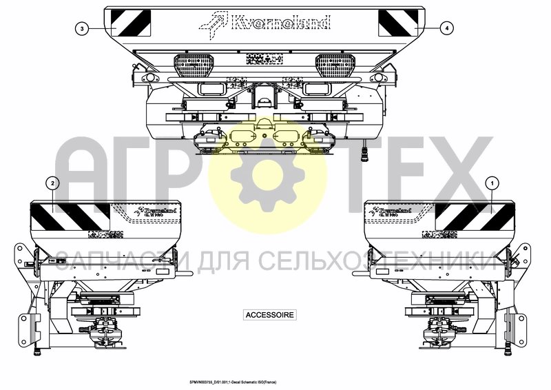 Чертеж DECAL SCHEMATIC ISO FRANCE