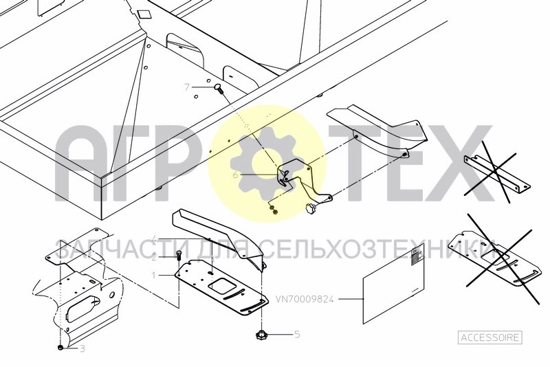 Чертеж BOUNDARY SPREADING PLATE