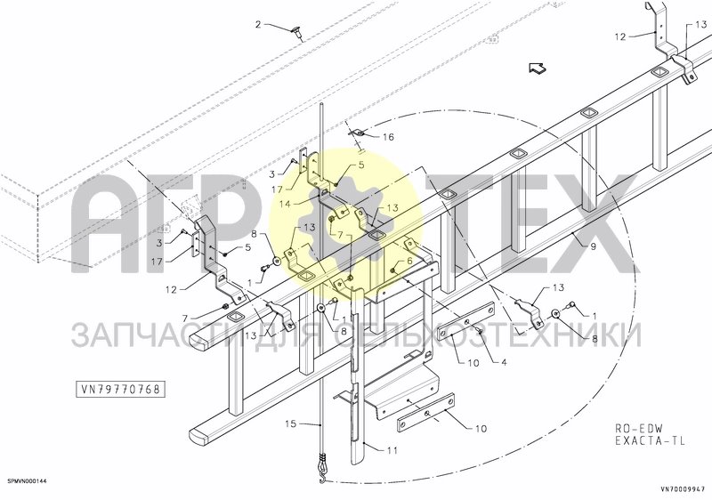 Чертеж LADDERSET