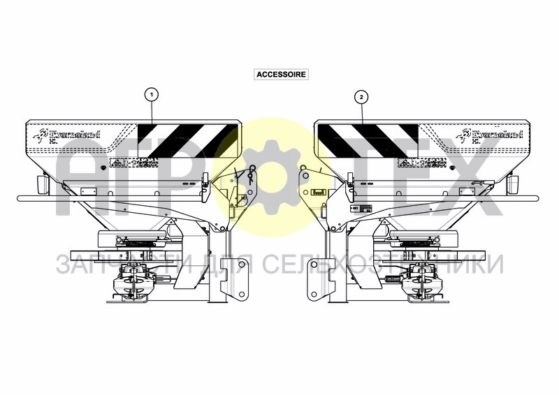 Чертеж DECAL SCHEMATIC ISO FRANCE