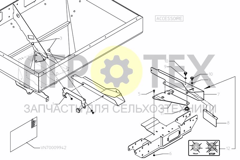 Чертеж BOUNDARY SPREADING PLATE