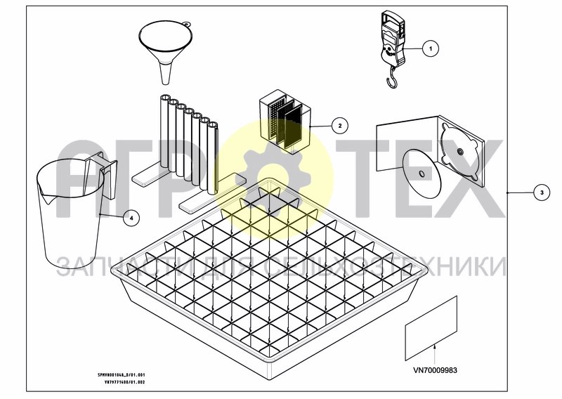 Чертеж SPREADING PATTERN CONTROLSET