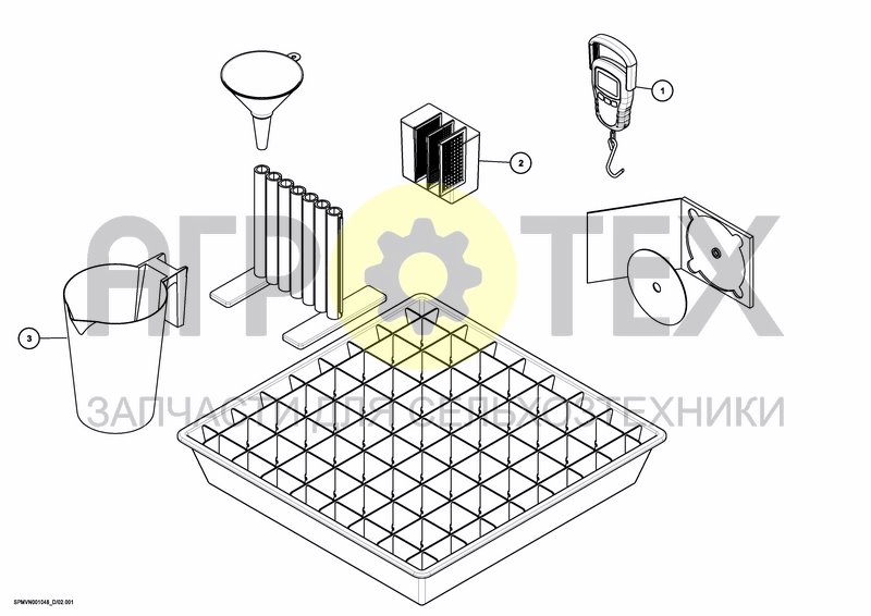 Чертеж SPREADING PATTERN CONTROLSET