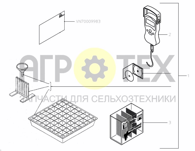 Чертеж SPREADING PATTERN CONTROLSET