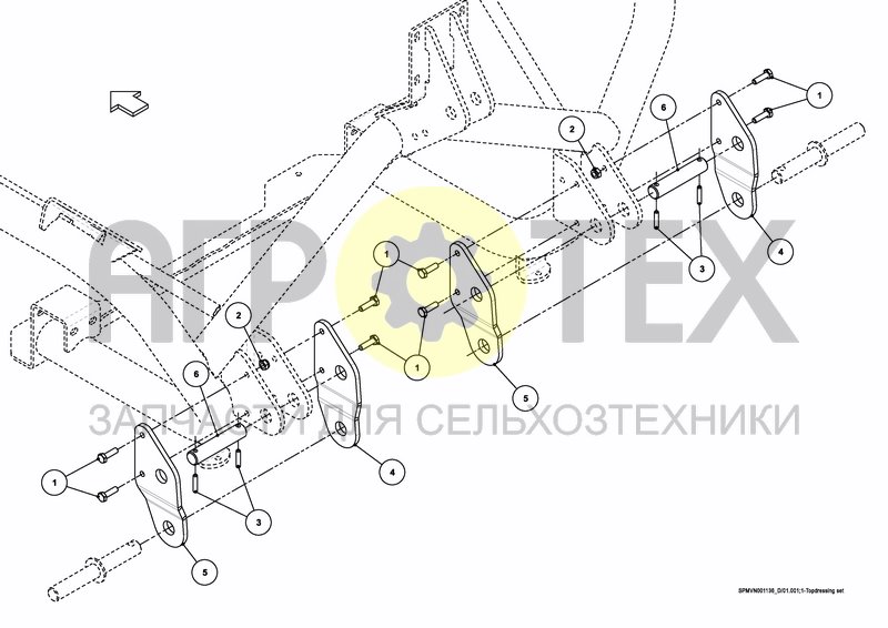 Чертеж TOPDRESSING SET