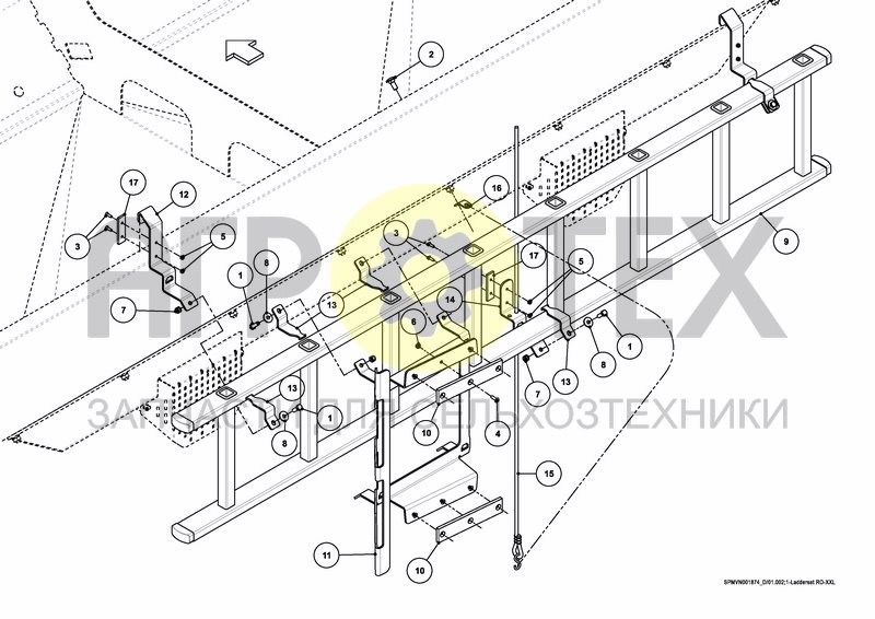 Чертеж LADDERSET