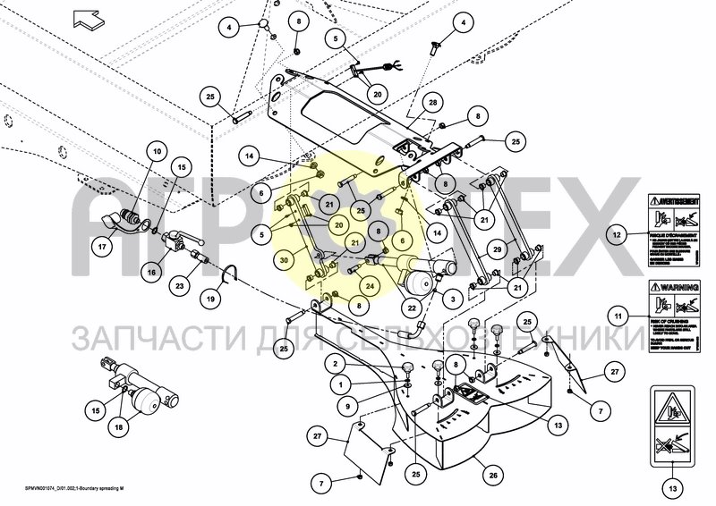 Чертеж BOUNDARY SPREADING PLATE 2