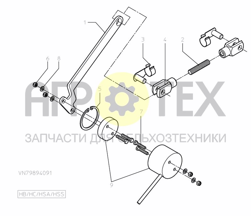 Чертеж SLOPE CORRECTION SET, COMBI HSS