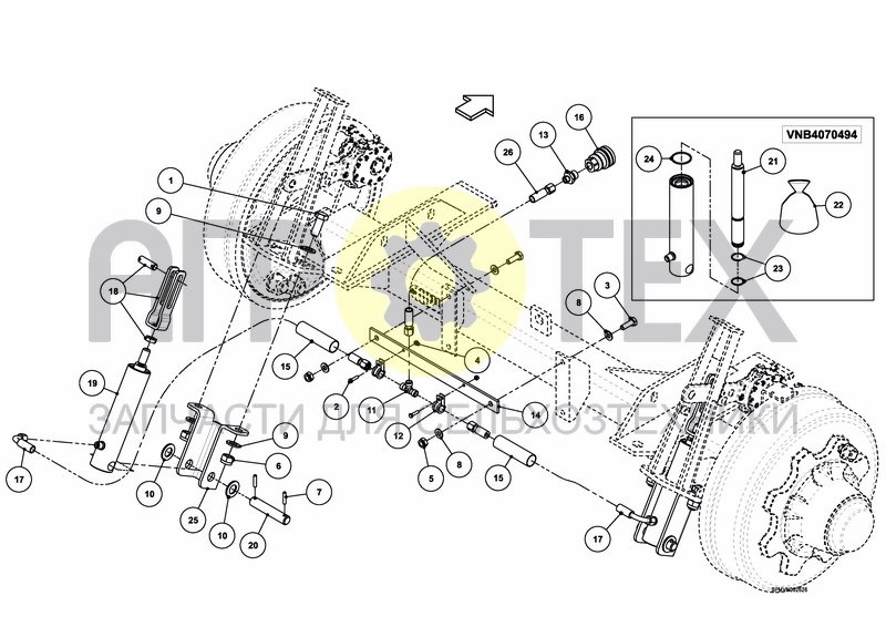 HYDRAULIC BRAKE (№7 на схеме)