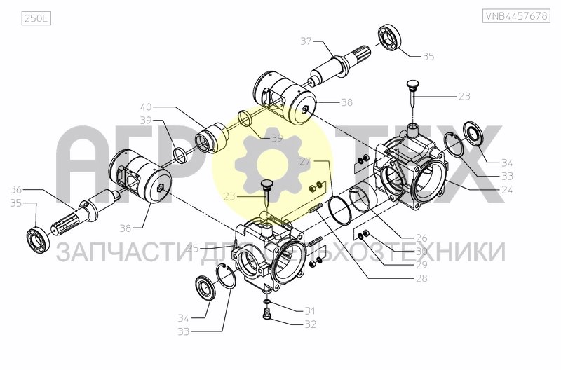 Чертеж PUMPSET 250 L