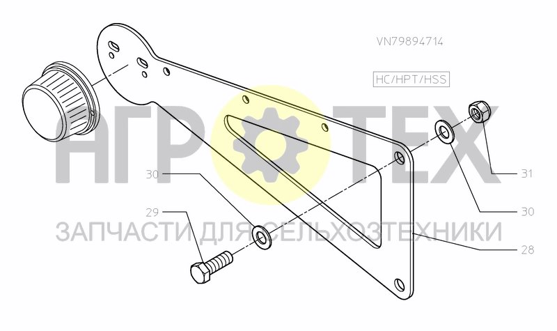 Чертеж LIGHT SUPPORTS