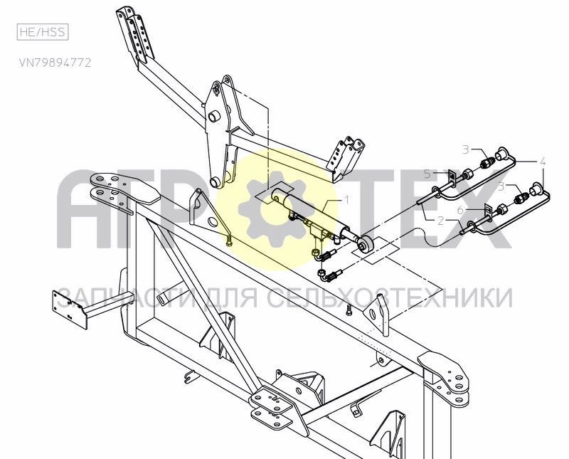 Чертеж SLOPE CORRECTION SET, STAND ALONE HSS