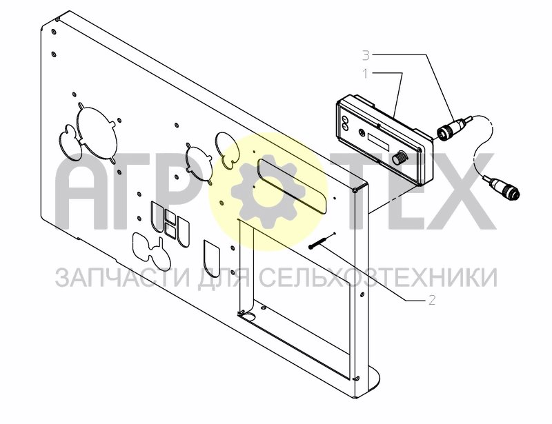 Чертеж DISPLAY+LEVELINDICATOR SHORT FMA