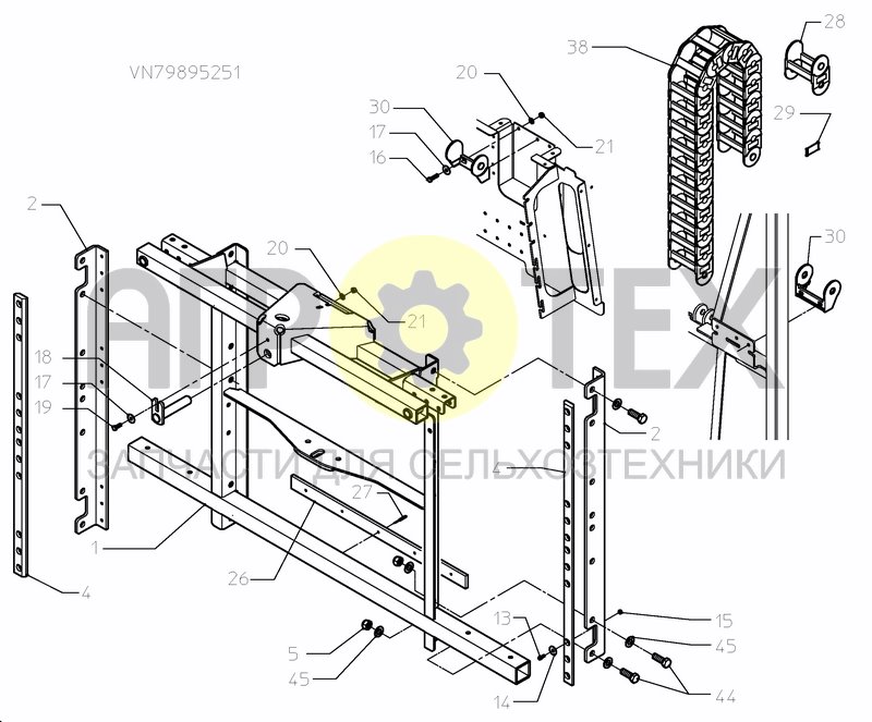 Чертеж BOOMLIFT HSS 15---24 M