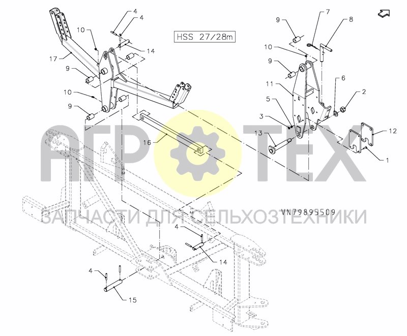 Чертеж MIDDLESECTION HSS 27---30M