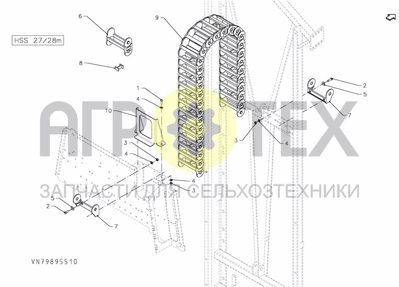 Чертеж BOOMLIFT HSS 27---30M