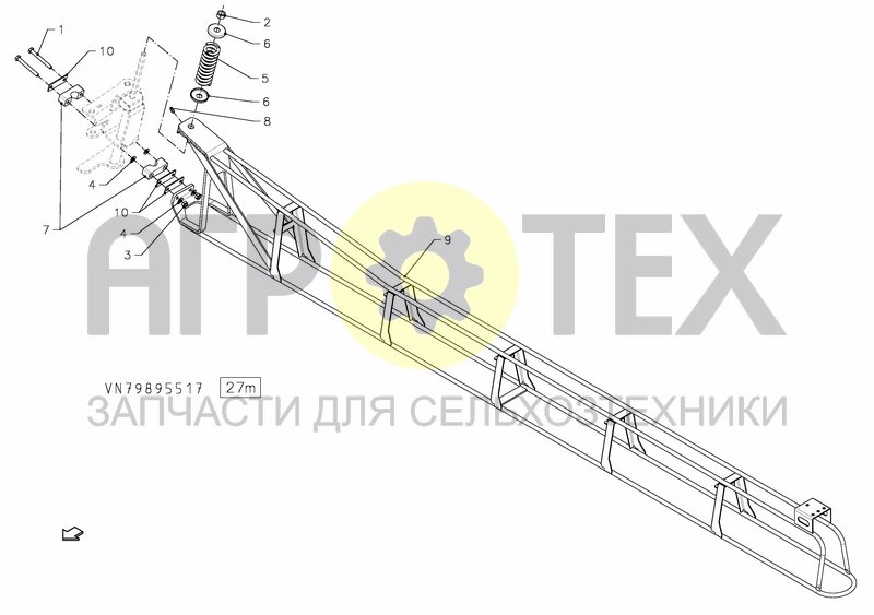 Чертеж SPRAYBOOM HSS 27---30M