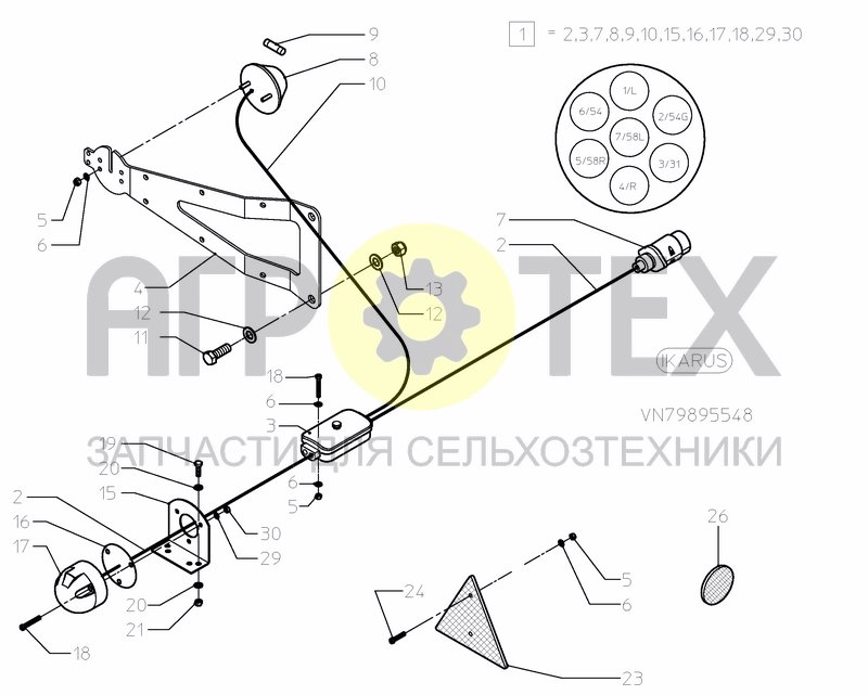 Чертеж LIGHTING SET