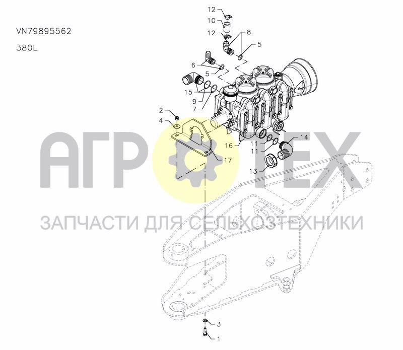 Чертеж PUMPSET 380 L