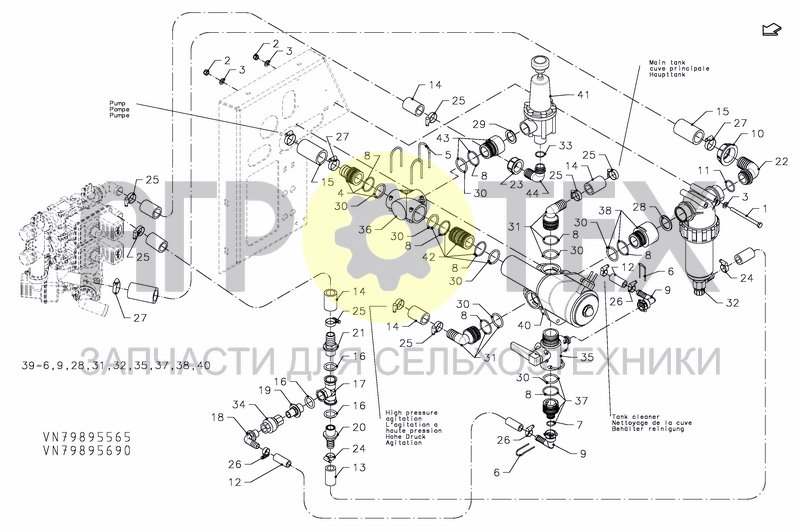 Чертеж VALVESET 380 L ELECTRIC VALVES