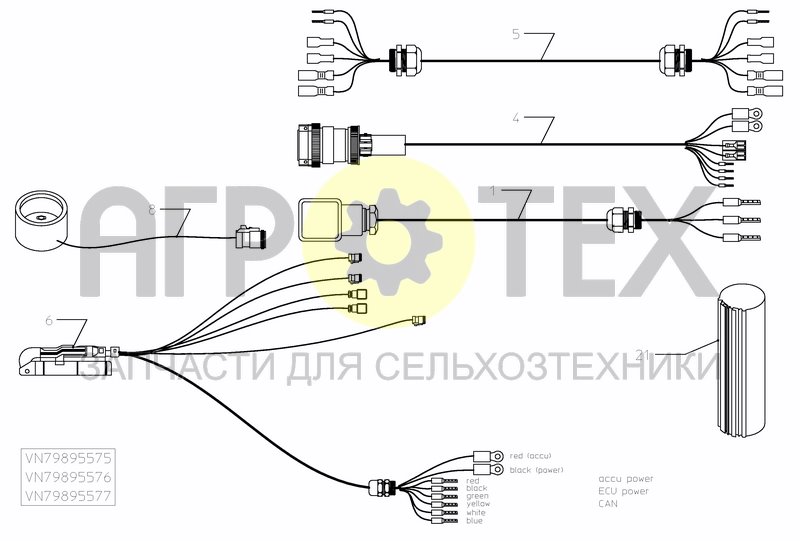 Чертеж CONTROL SYSTEM FMA 5/7/9