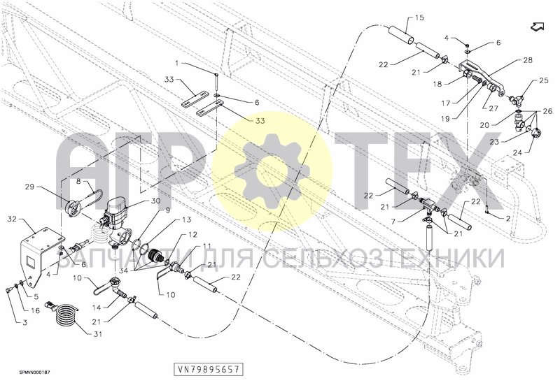 Чертеж VERGE NOZZLE HC ELECTRIC