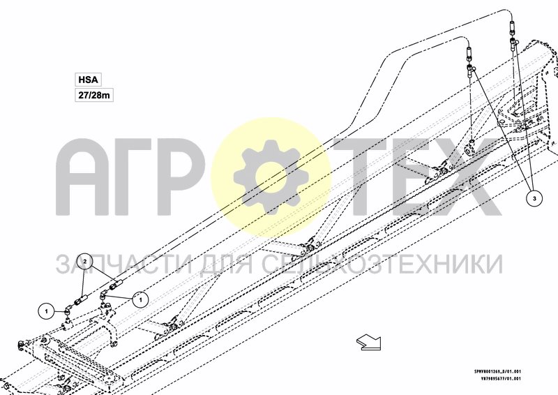 Чертеж BOOM GUIDE iXtrack B/C