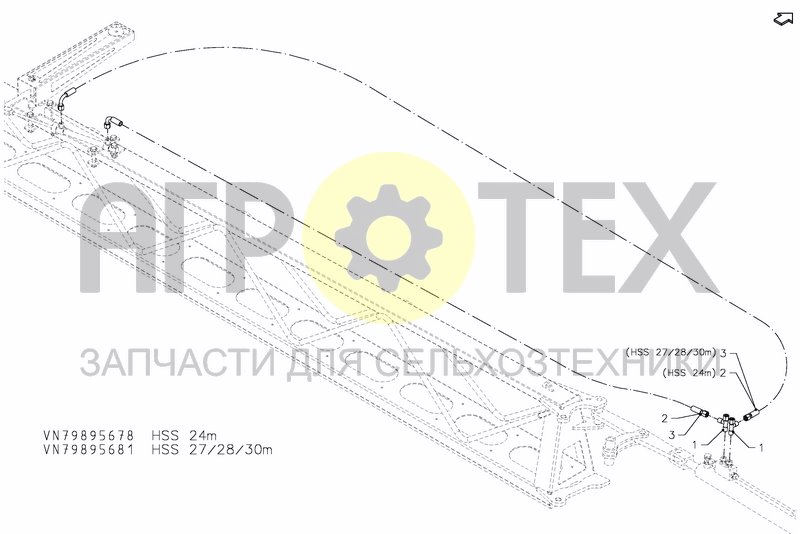 Чертеж BOOM GUIDE HSS