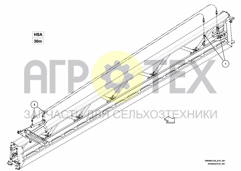 Чертеж BOOM GUIDE iXtrack T