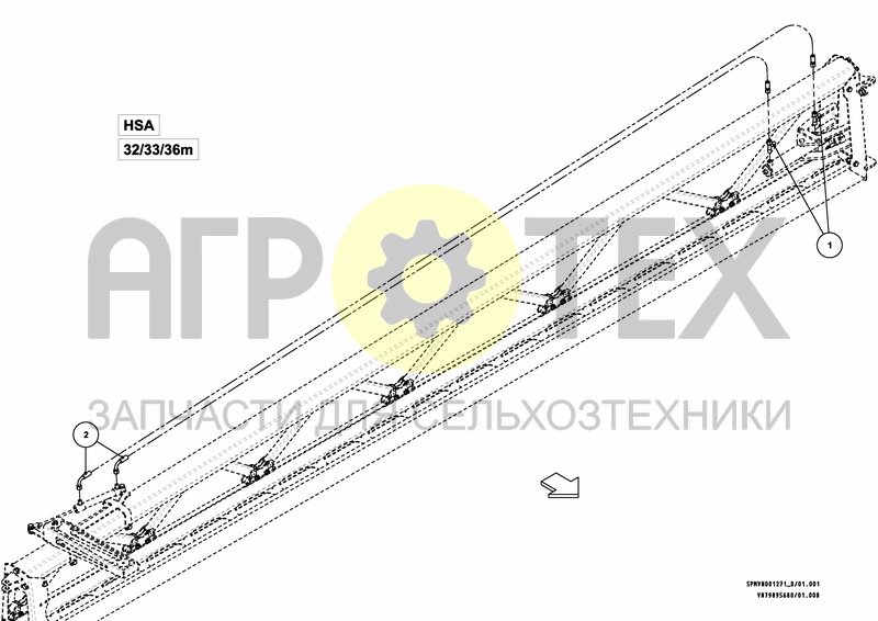 Чертеж BOOM GUIDE iXtrack T