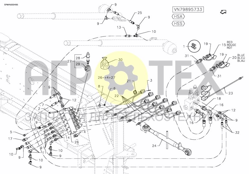 Чертеж HYDRAULICS COMFORT 1 24---36M [2PF]