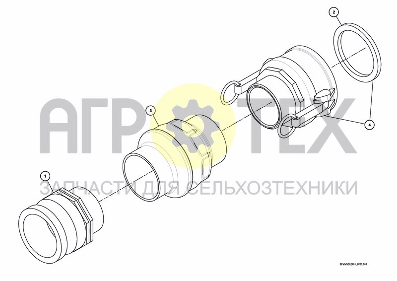 Чертеж NON RETURN VALVE SET 3"