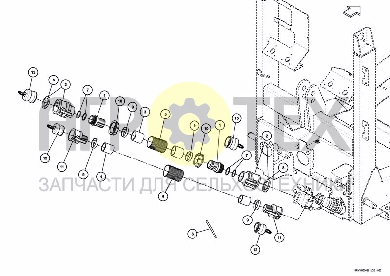 Чертеж CONNECTING HOSES