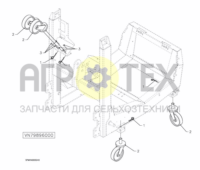 Чертеж TRANSPORT WHEELS , SET