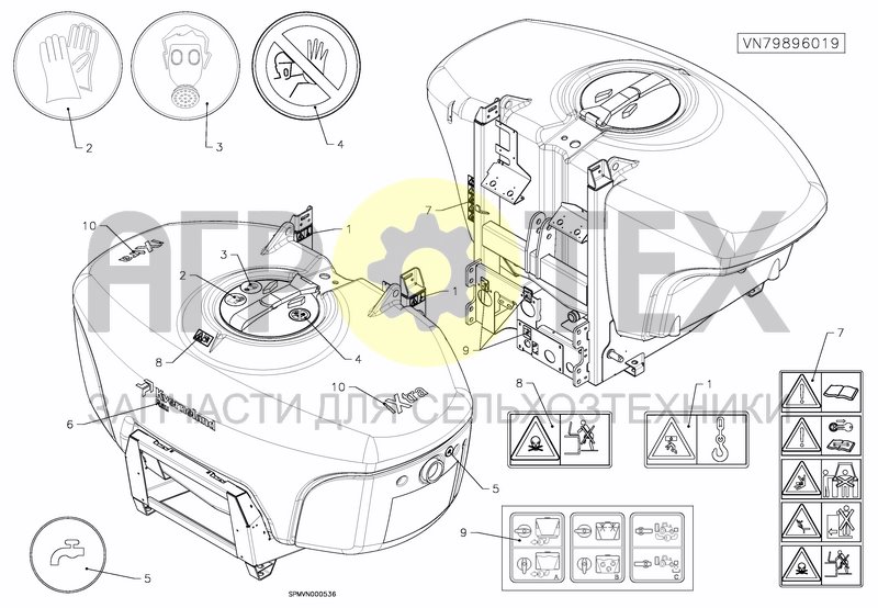 Чертеж DECAL SCHEME